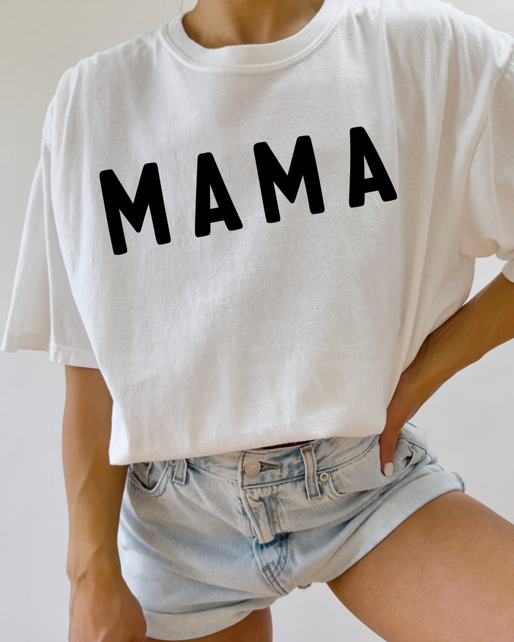Mama Comfort Colors Graphic Tees (Round Font)
