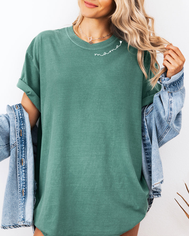 Mama Comfort Colors T Shirt (Neck)