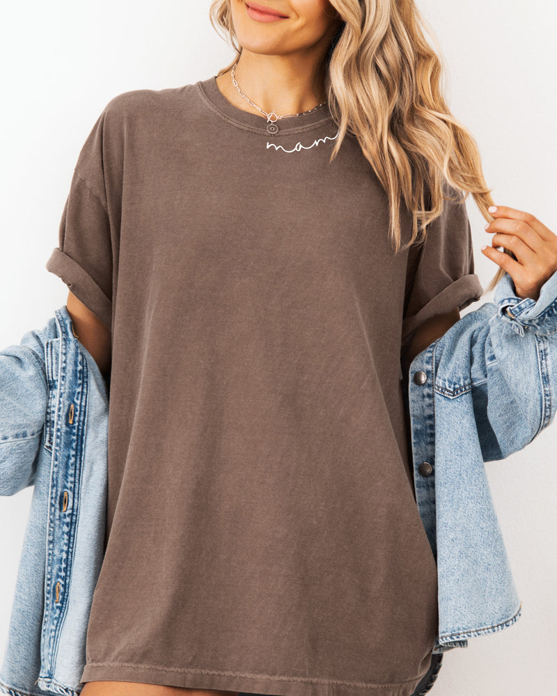 Mama Comfort Colors T Shirt (Neck)