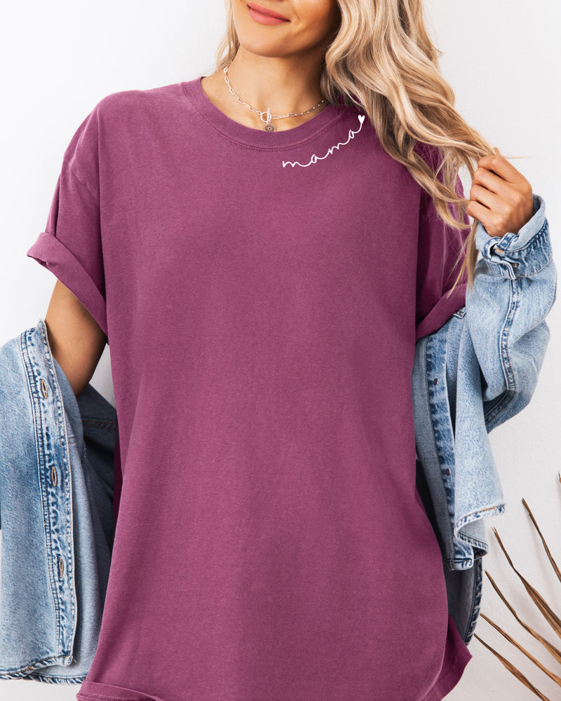 Mama Comfort Colors T Shirt (Neck)