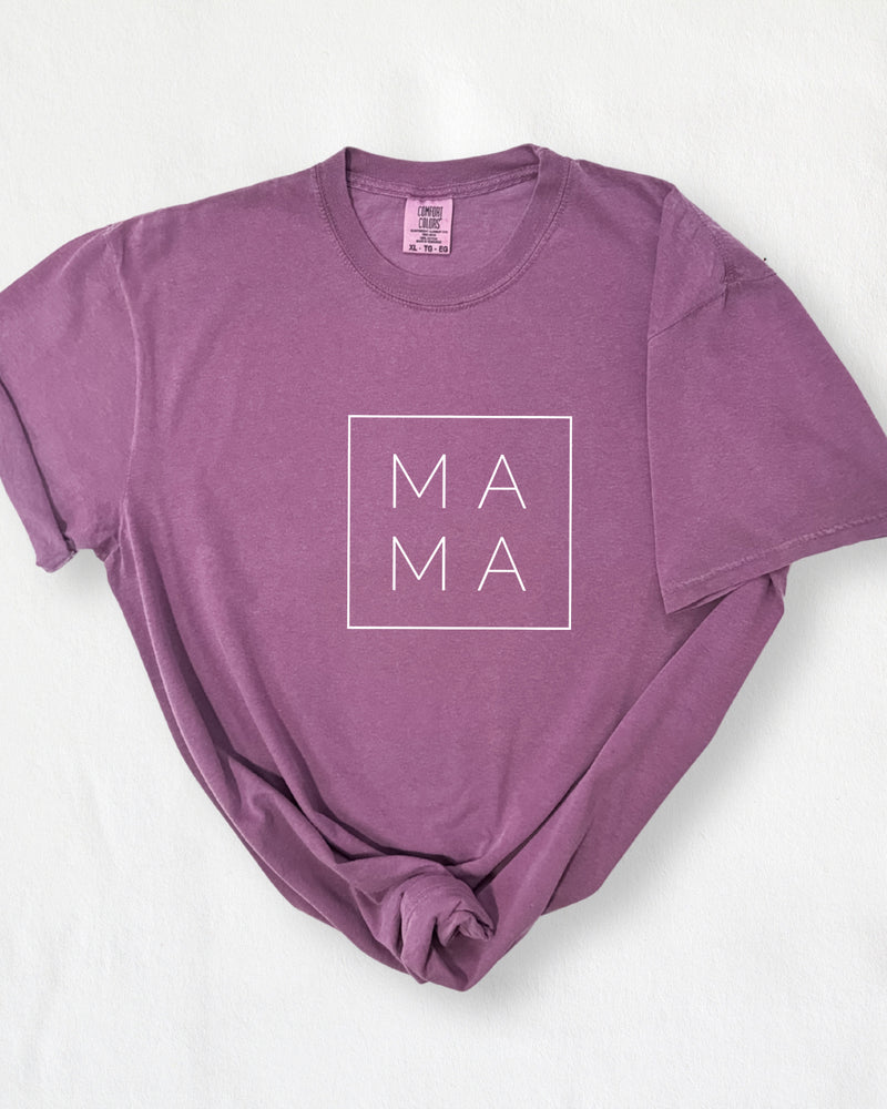 Mama Comfort Colors T Shirt (Square/Boxed)