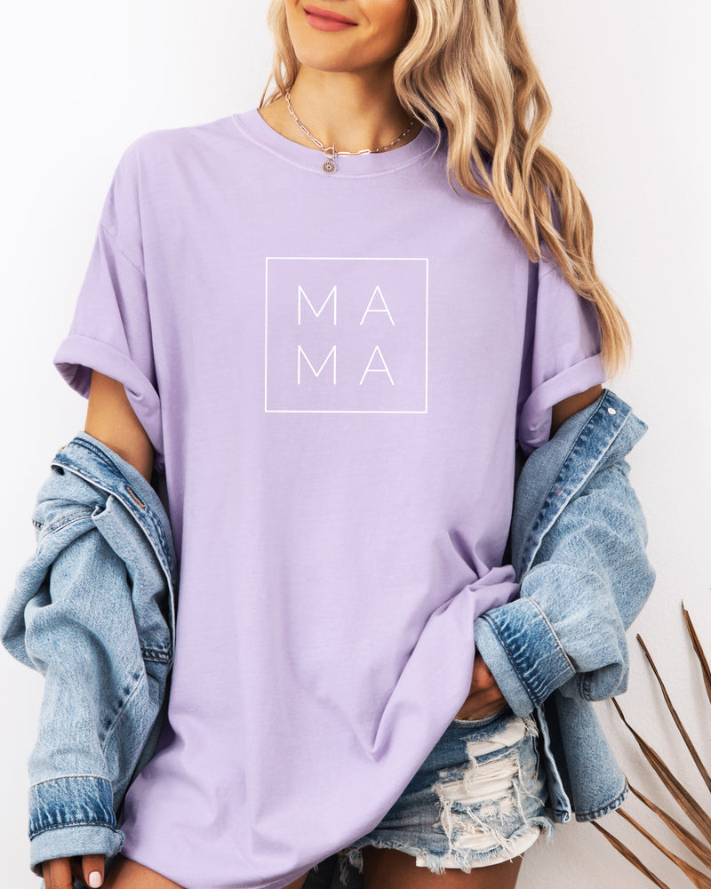 Mama Comfort Colors T Shirt (Square/Boxed)