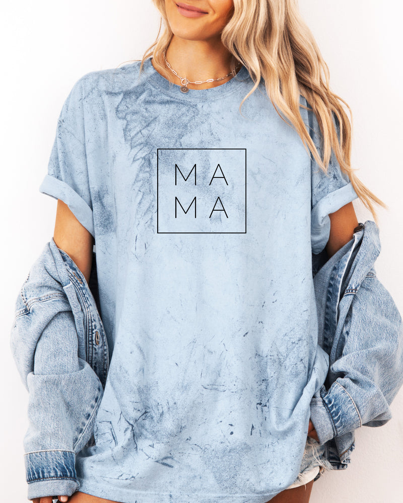 Mama Comfort Colors T Shirt (Square/Boxed)