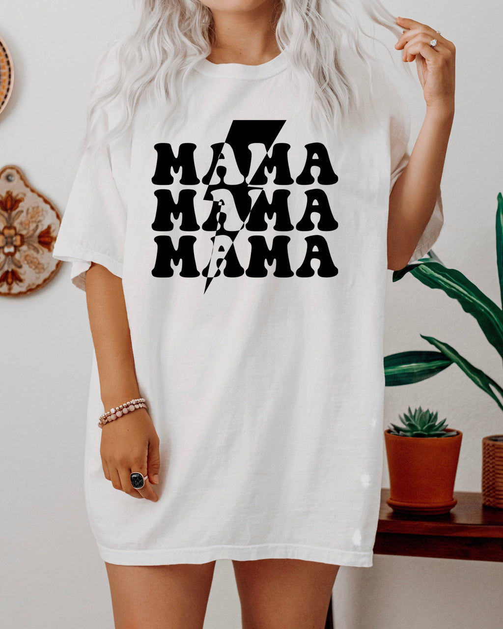 Mama Lightning Comfort Colors T Shirt