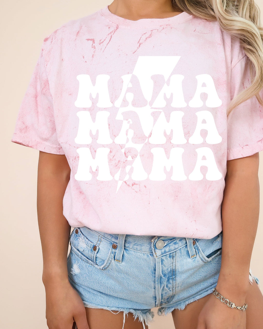 Mama Lightning Comfort Colors T Shirt