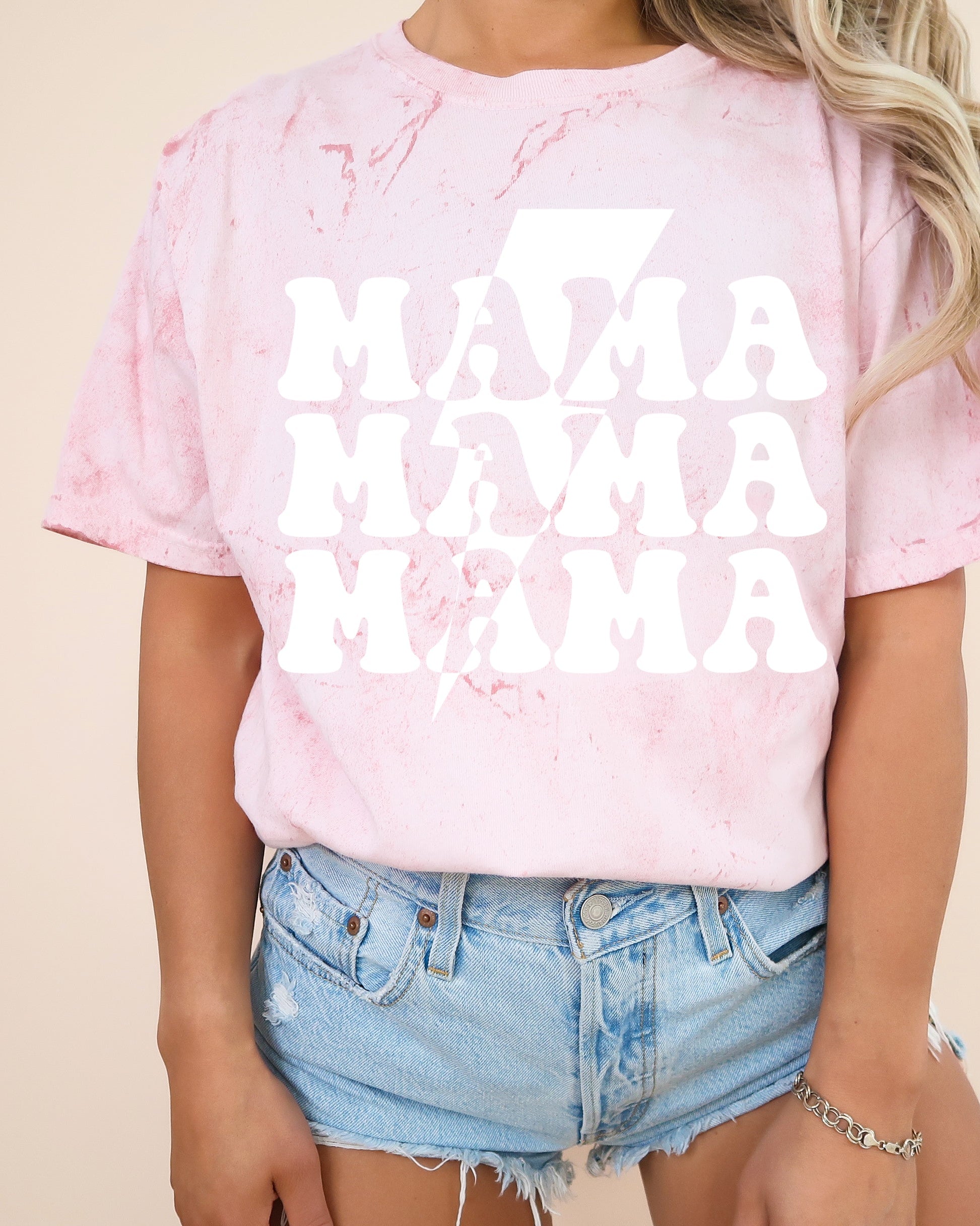 Mama Lightning Comfort Colors T Shirt