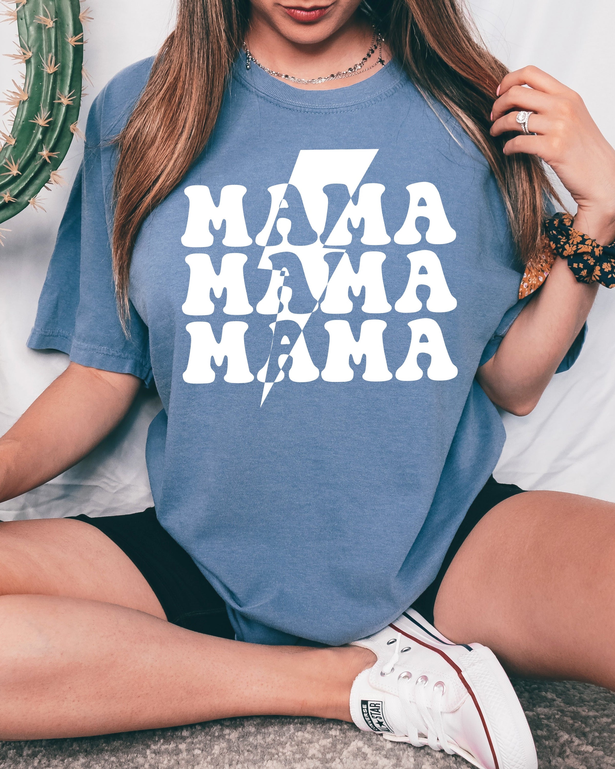 Mama Lightning Comfort Colors T Shirt