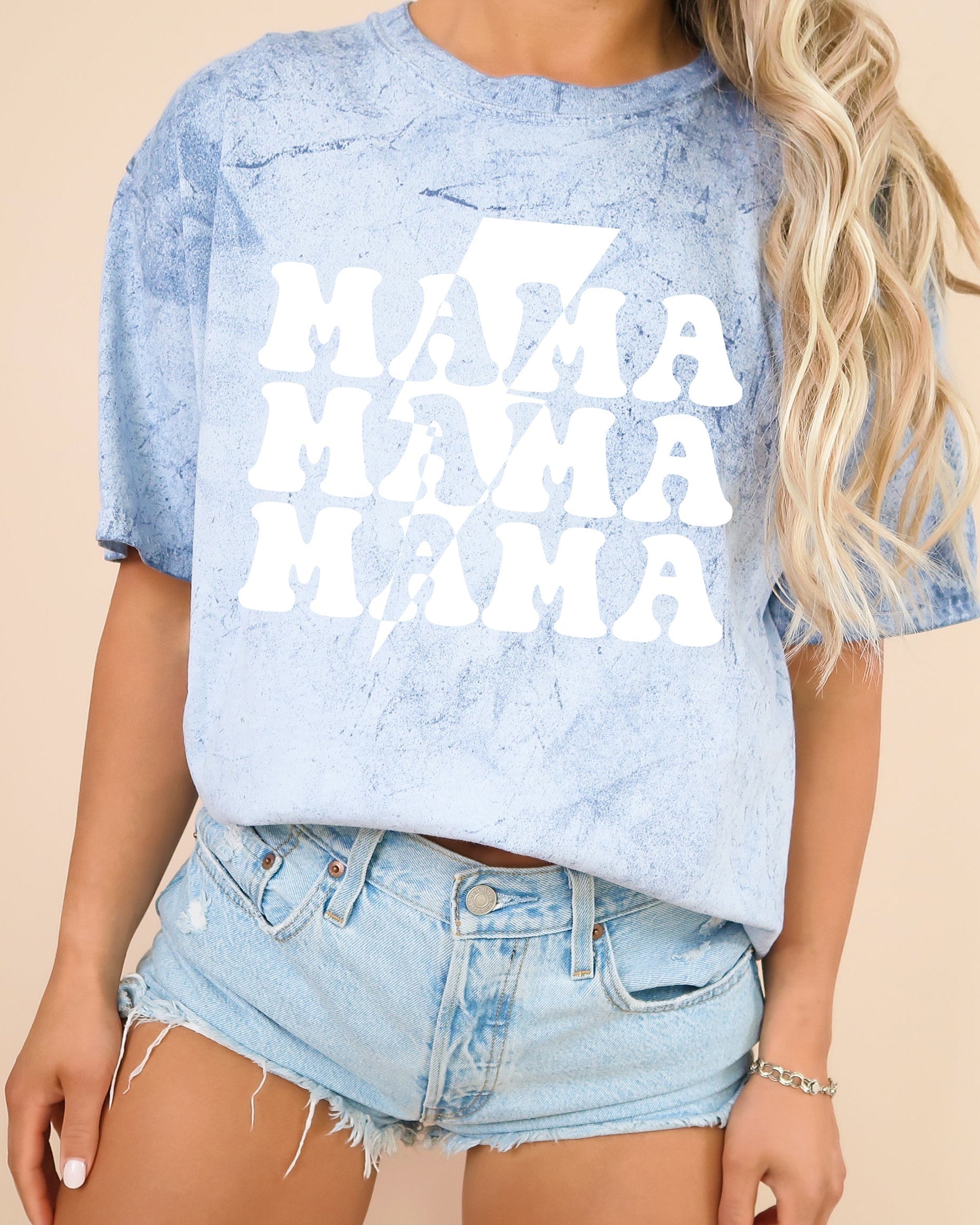 Mama Lightning Comfort Colors T Shirt