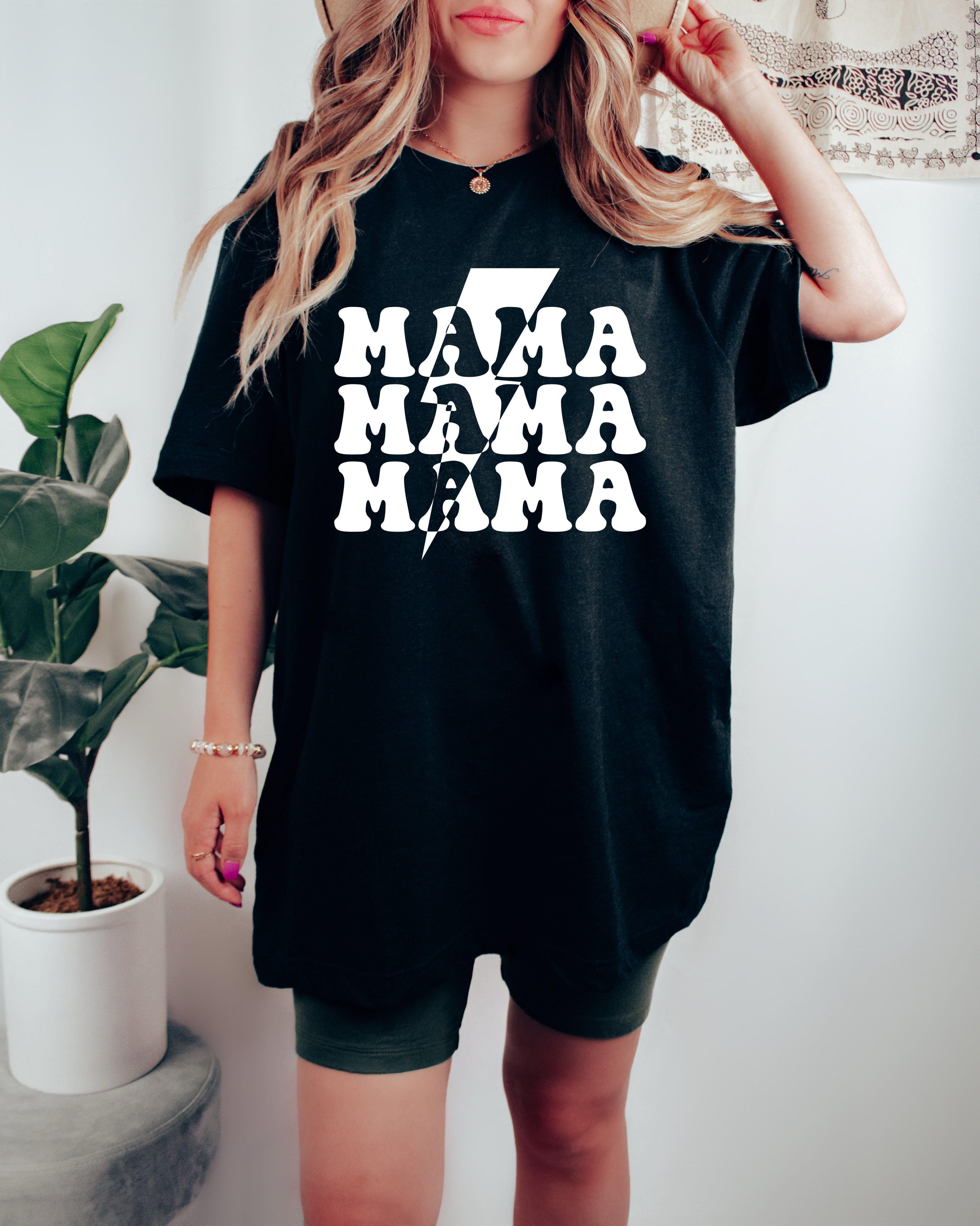 Mama Lightning Comfort Colors T Shirt