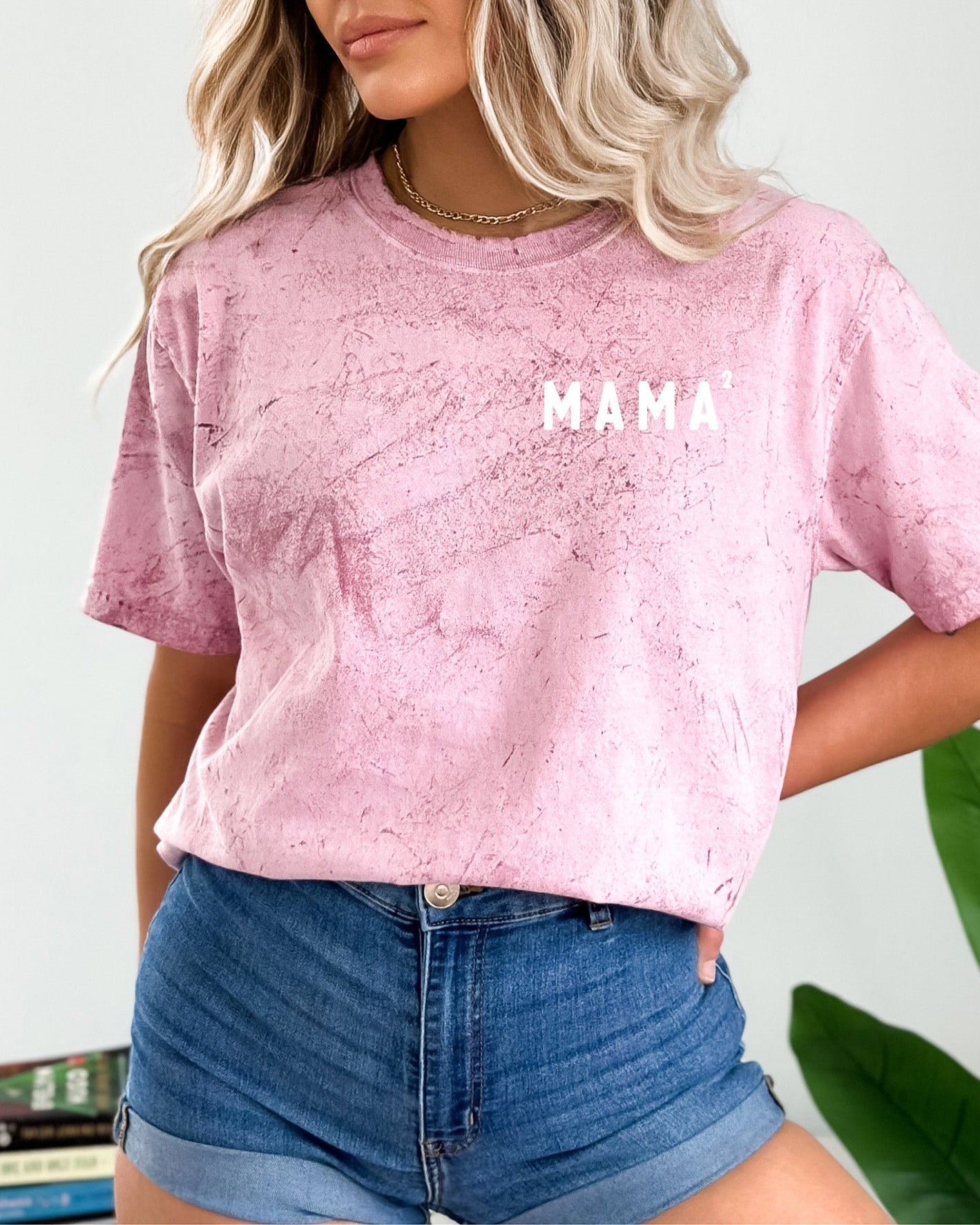 Mama Of 2 Comfort Colors Graphic Tees