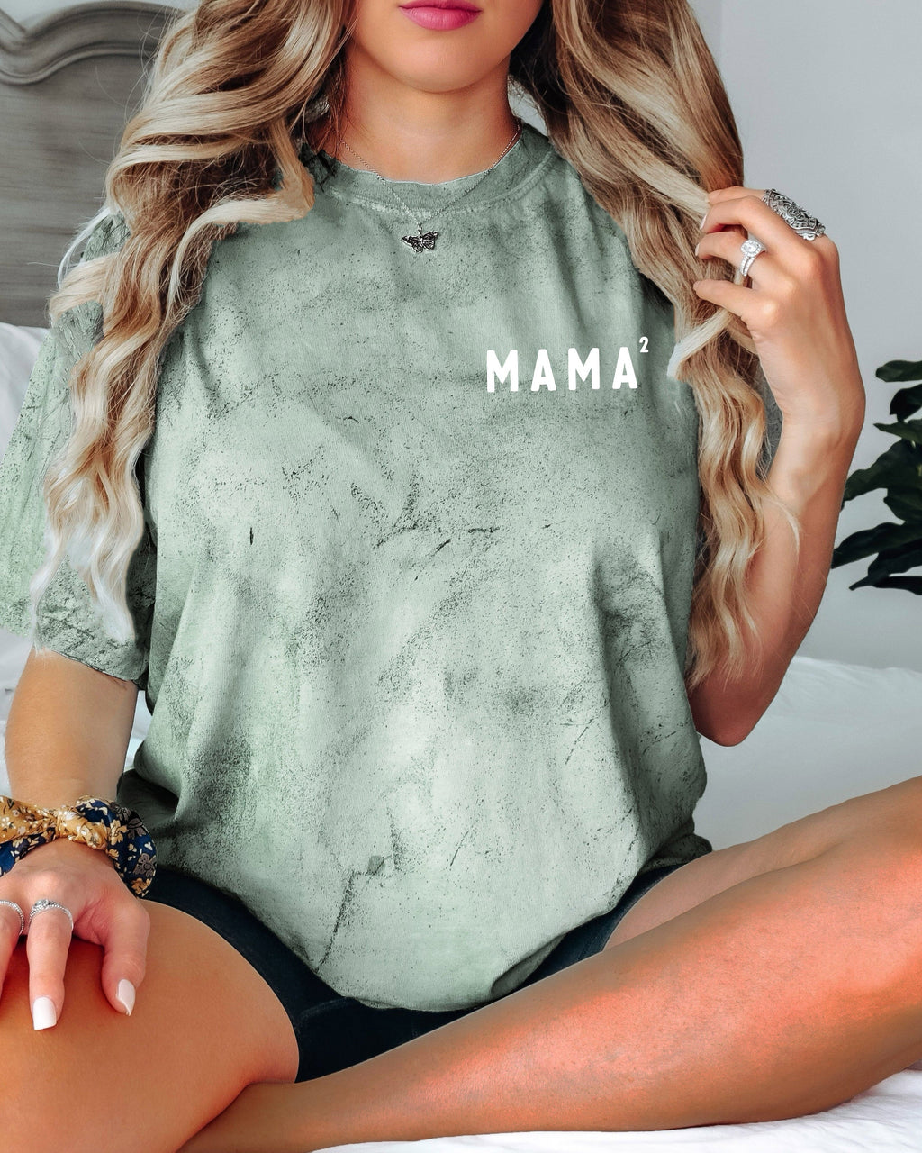 Mama Of 2 Comfort Colors Graphic Tees