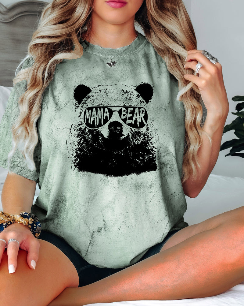 Mamabear Mama Bear Garment Dyed T Shirt