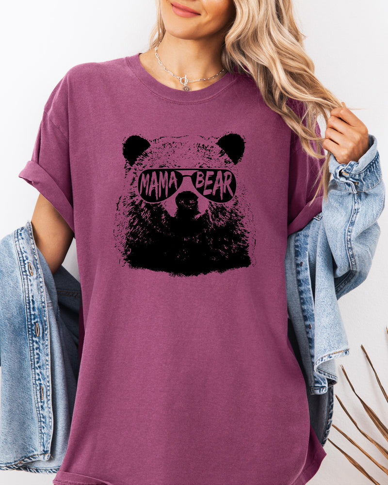 Mamabear Mama Bear Garment Dyed T Shirt