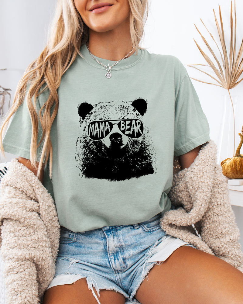 Mamabear Mama Bear Garment Dyed T Shirt