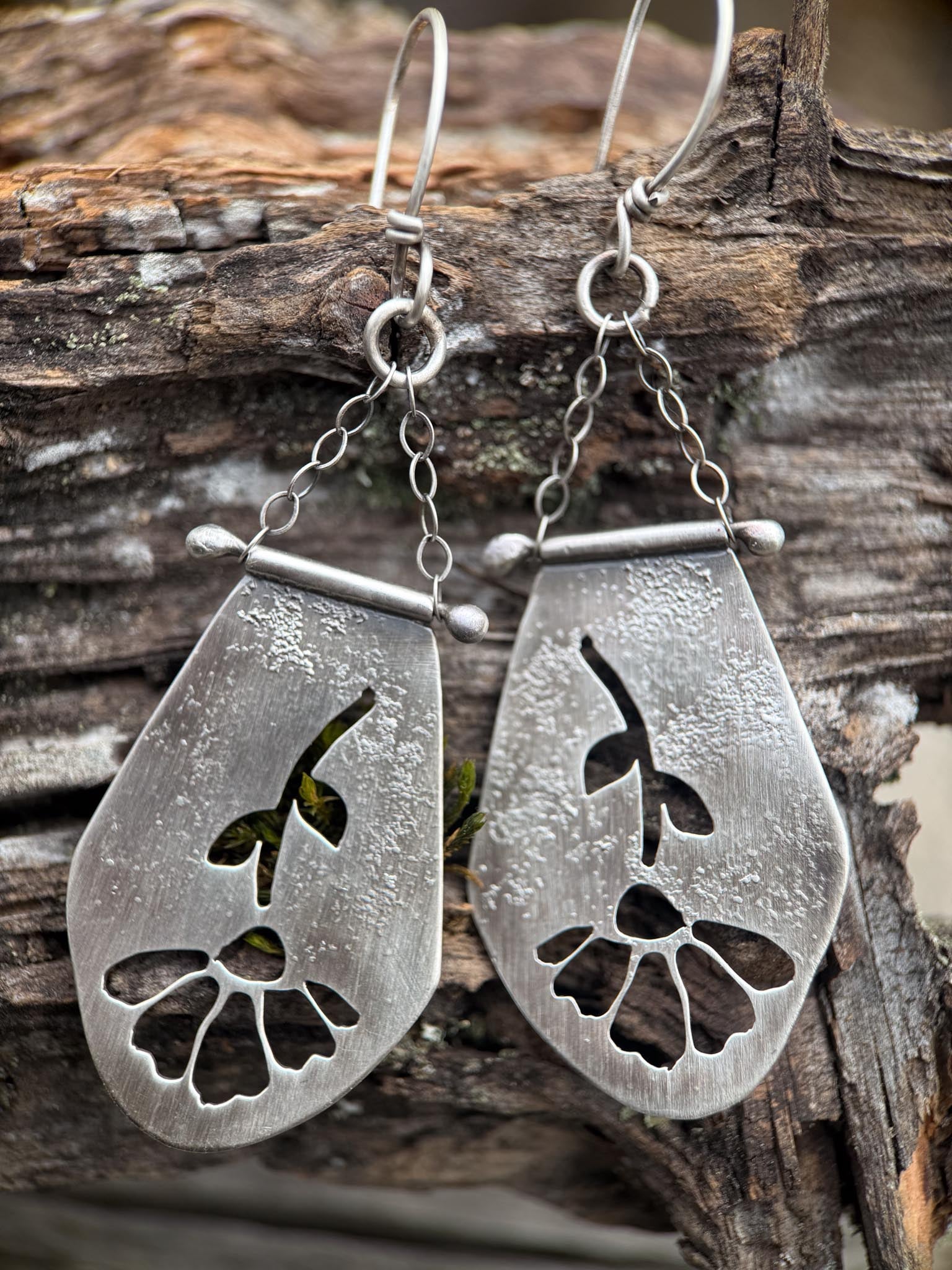Echinacea Earrings | Sterling Silver