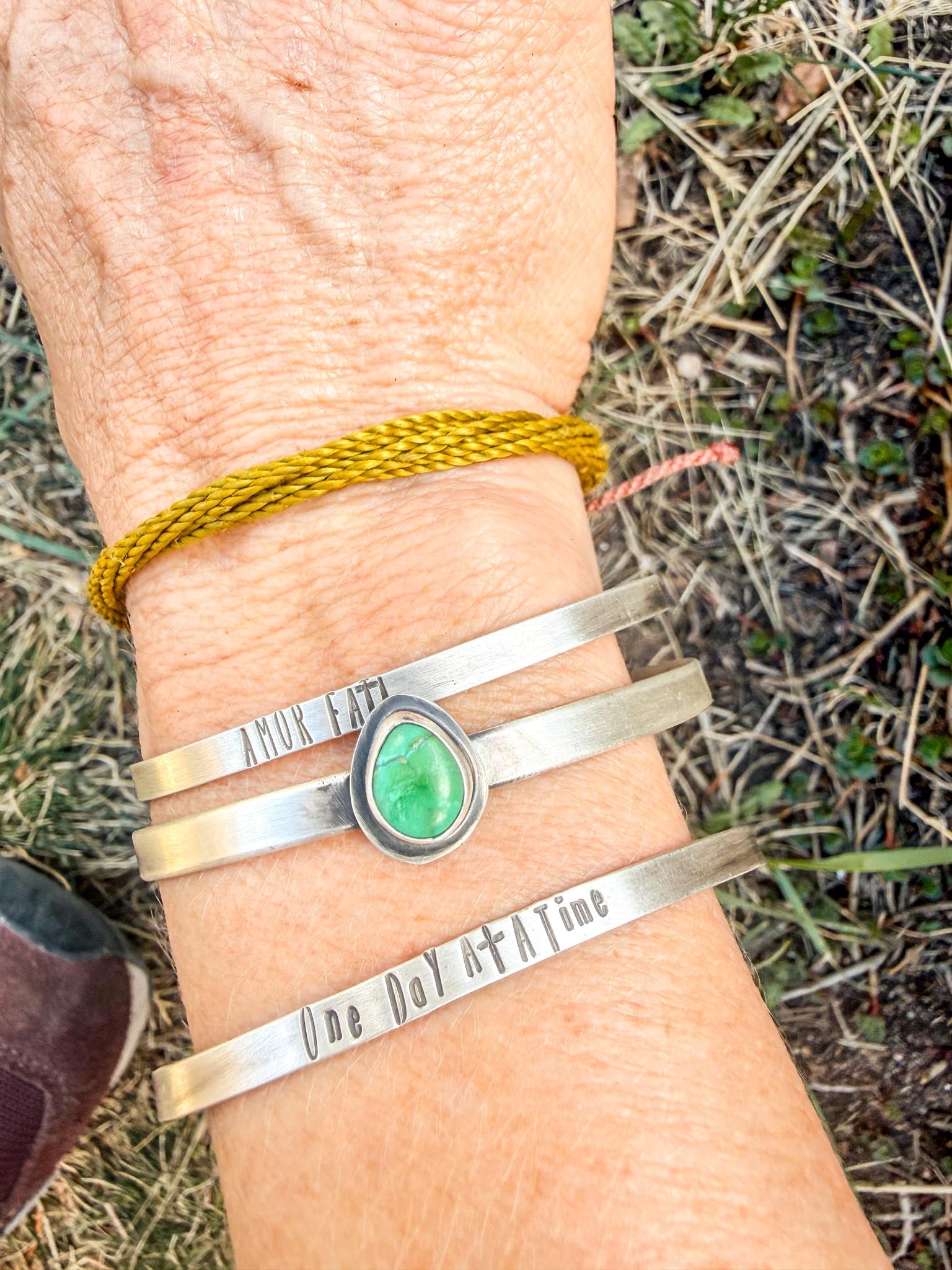 Hold Cuff | Sonoran Gold Turquoise + Sterling Silver