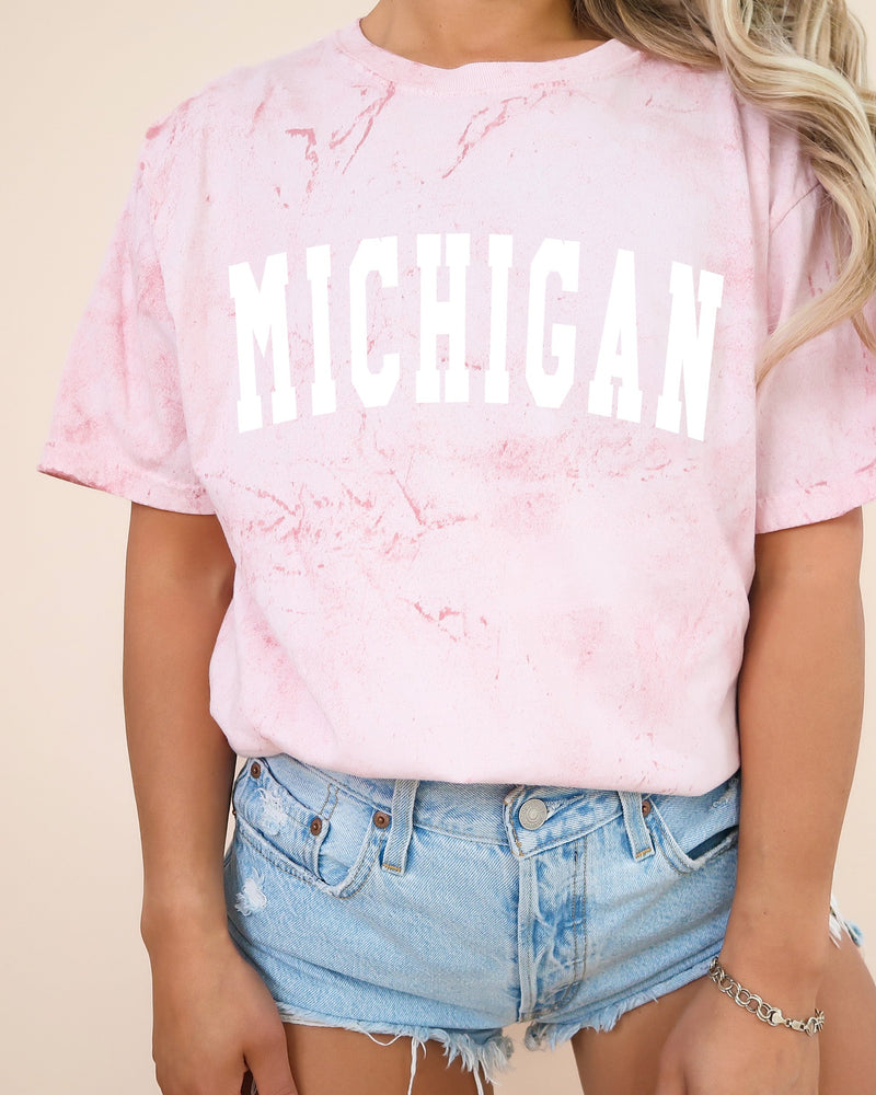 Michigan State City Comfort Colors T Shirt (Condensed Font)