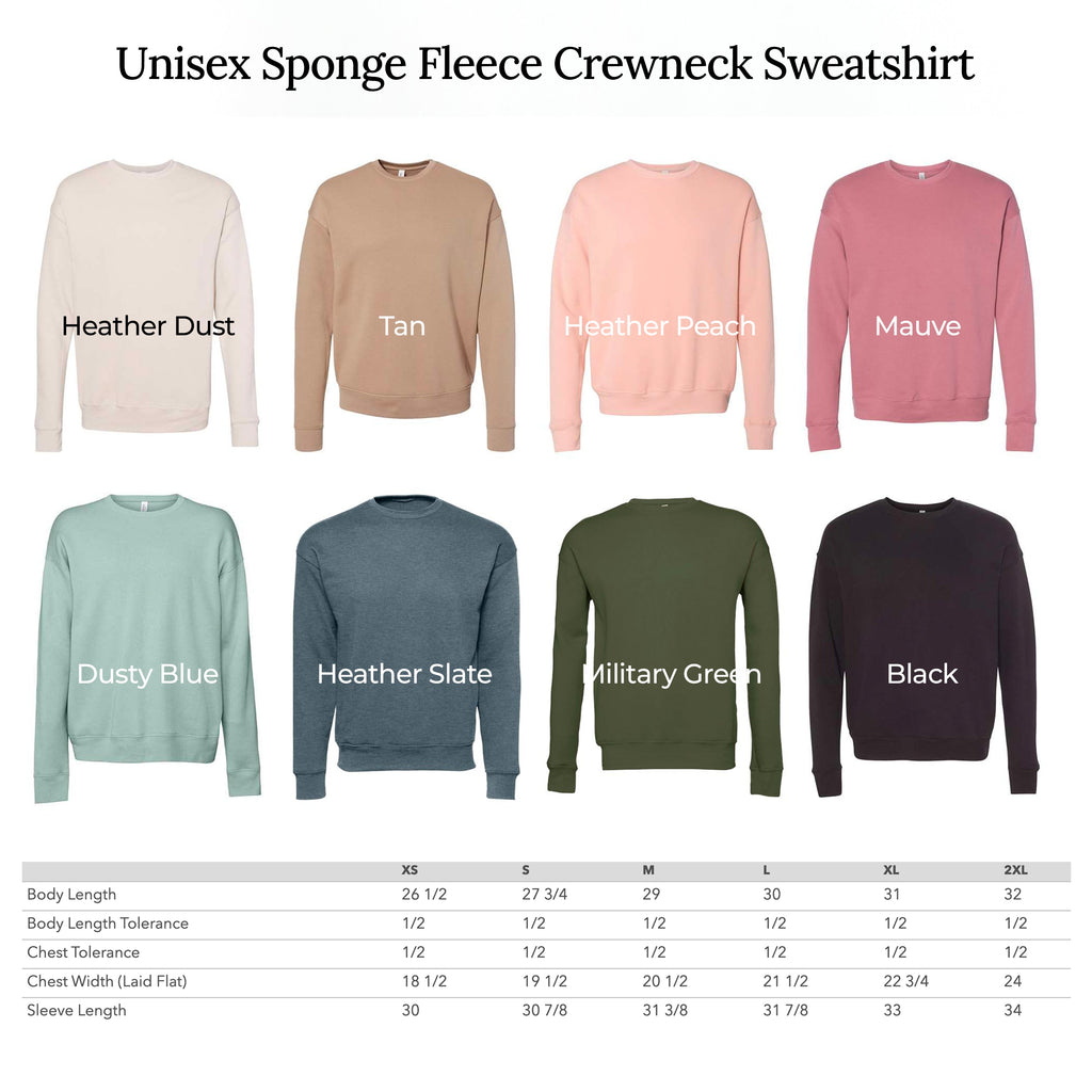Nana Grandma Est 2022 Est 2023 Drop Shoulder Sponge Fleece Crewneck Sweatshirt