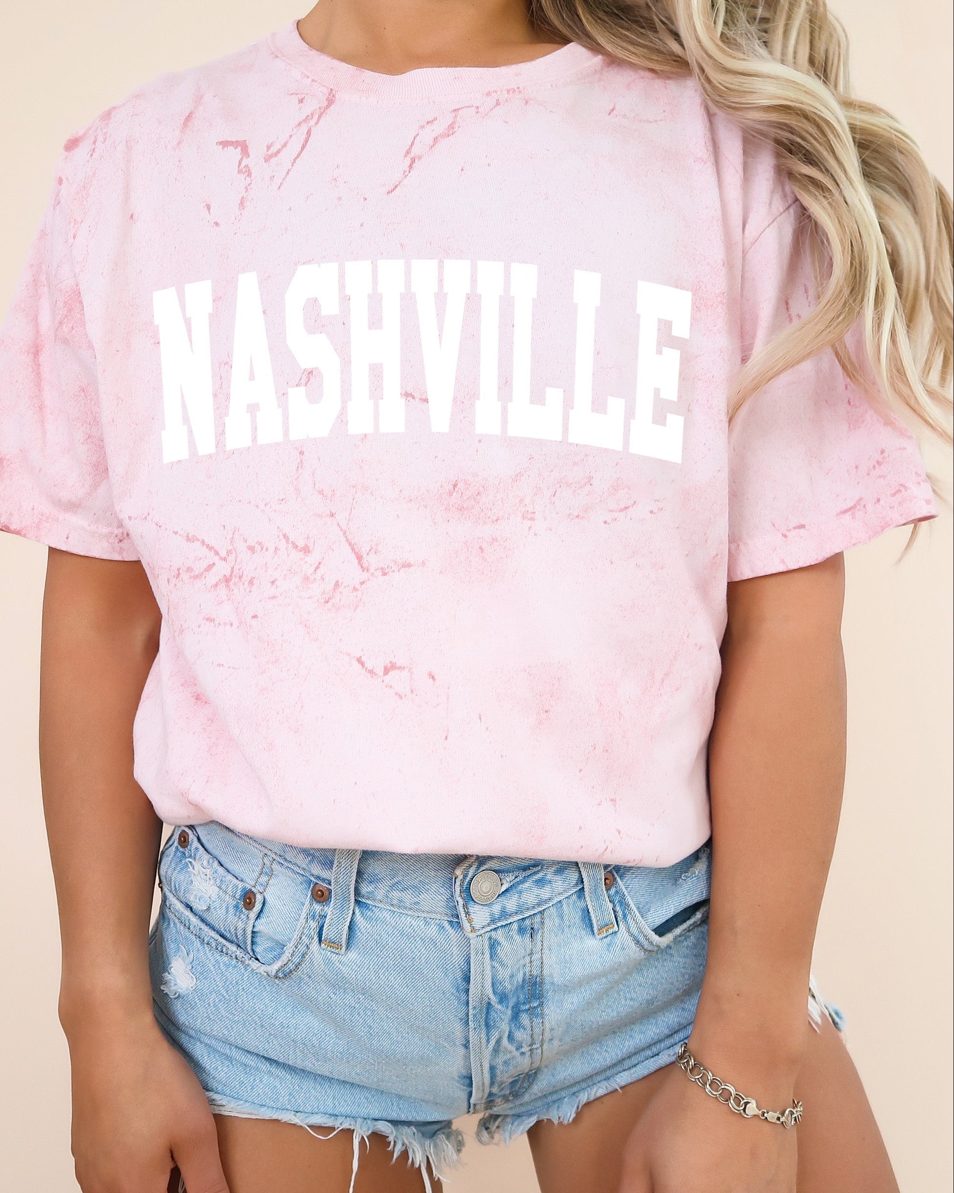 Nashville City Comfort Colors T-Shirt – Garment-Dyed Vintage Travel Graphic Tee