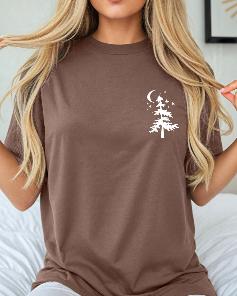 No city lights Campfire nights Camping Hiking Comfort Colors T Shirt