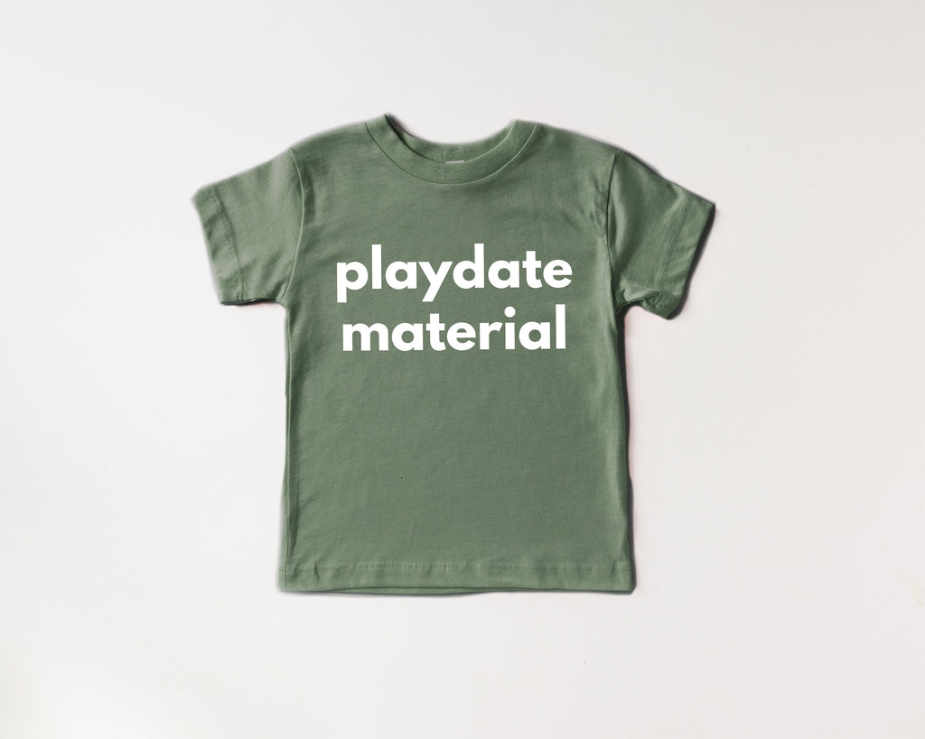 Playdate Material Organic Cotton Baby And Toddler Tee