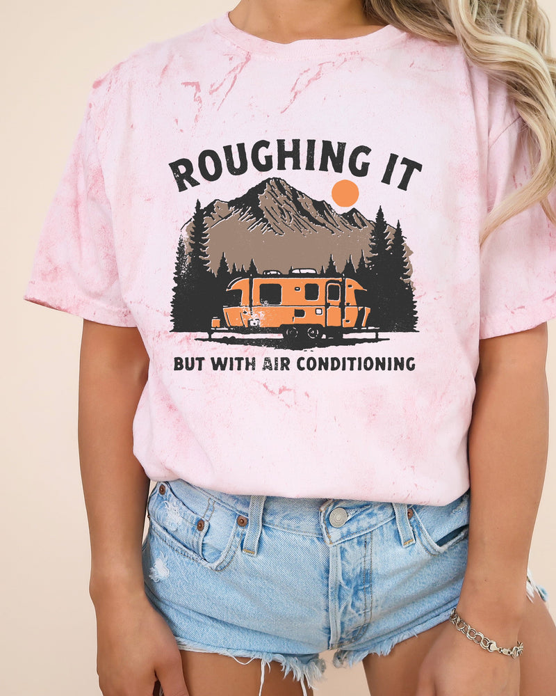 Roughing it Camping Hiking Comfort Colors T Shirt
