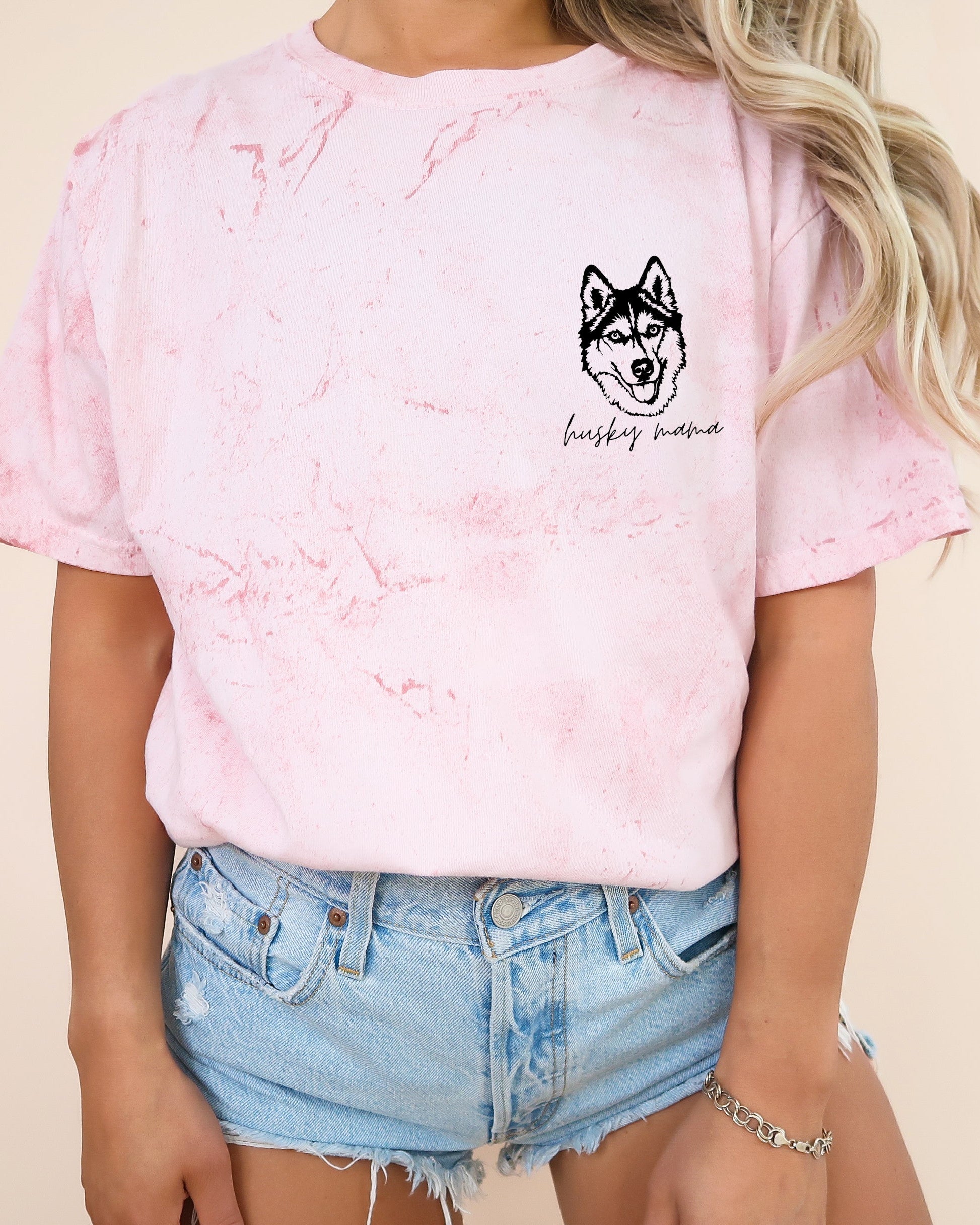 Siberian Husky Dog Mom Comfort Colors T-Shirt – Garment-Dyed Pet Lover Graphic Tee