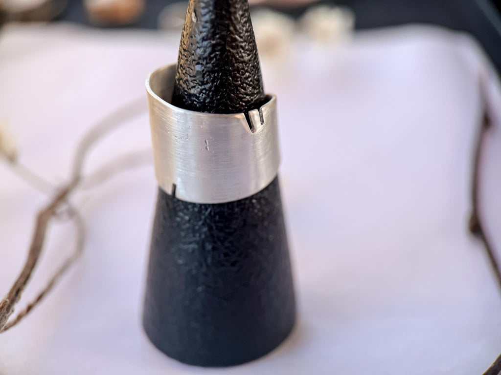 Sterling Silver Feather Ring Shank | Stand Collection | Semi-Customizable