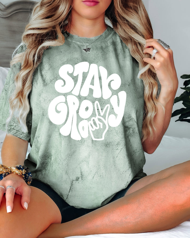 Stay Groovy Inspirational Comfort Colors T Shirt