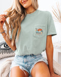 Trust Jesus to Calm your storm Comfort Colors Pocket T Shirt |Bible, Christian shirt