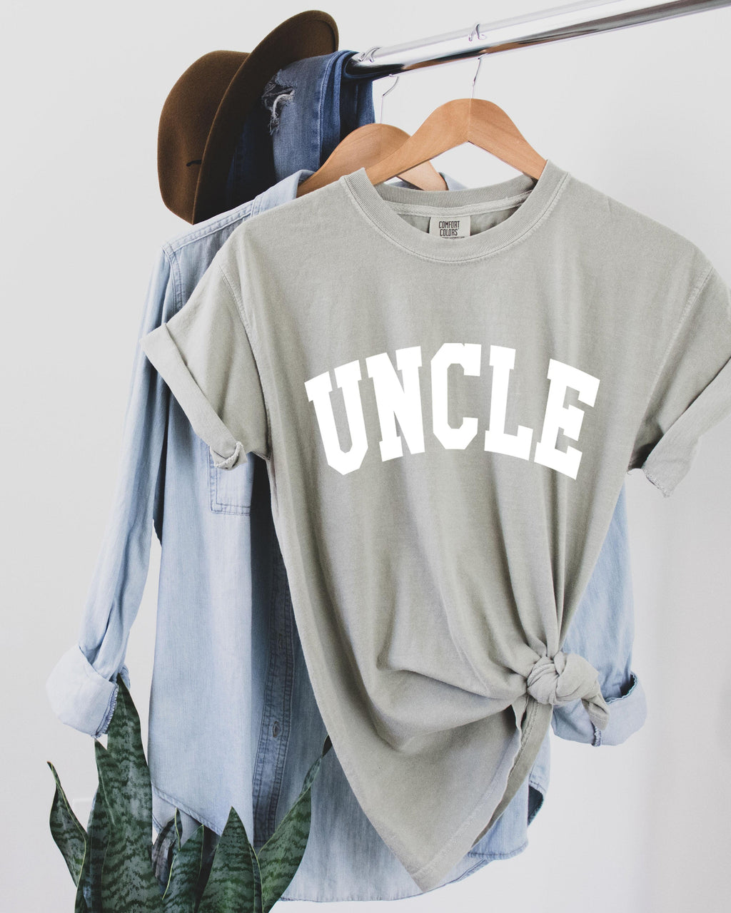 Uncle Comfort Colors T Shirt | Pregnancy announcement (Extended)