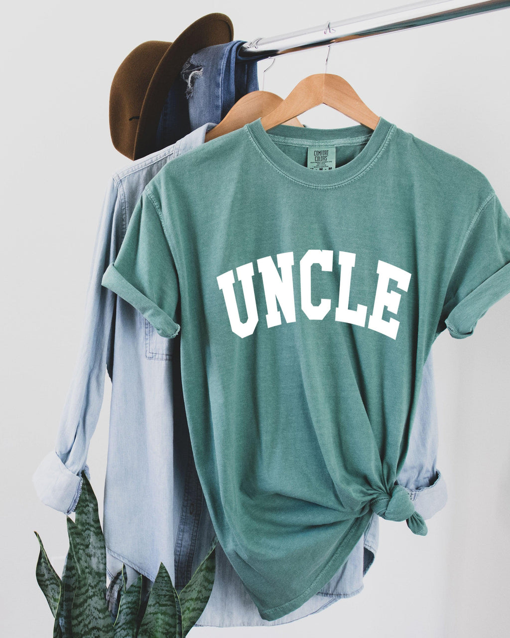 Uncle Comfort Colors T Shirt | Pregnancy announcement (Extended)