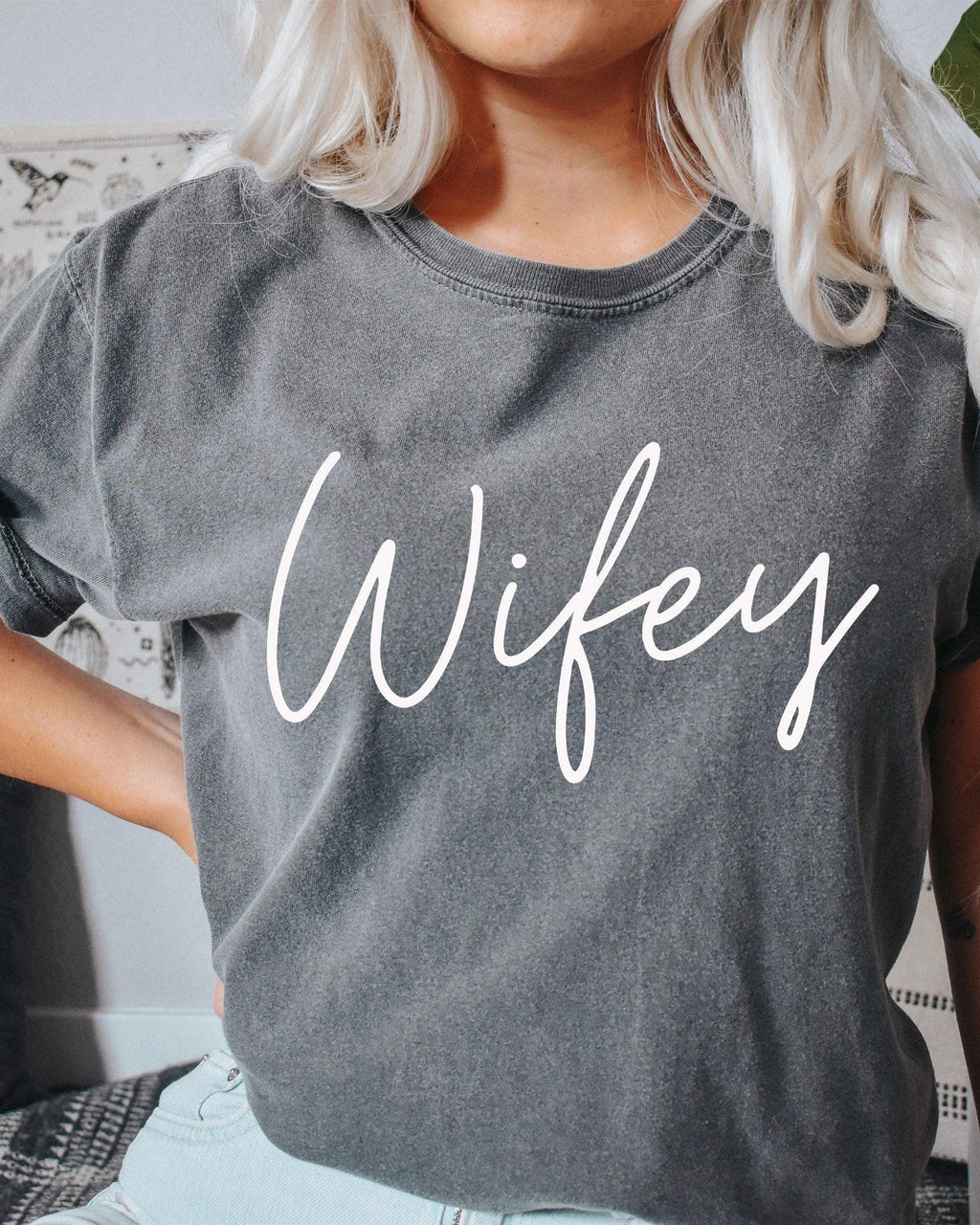 Wifey Honeymoon Comfort Colors T Shirt